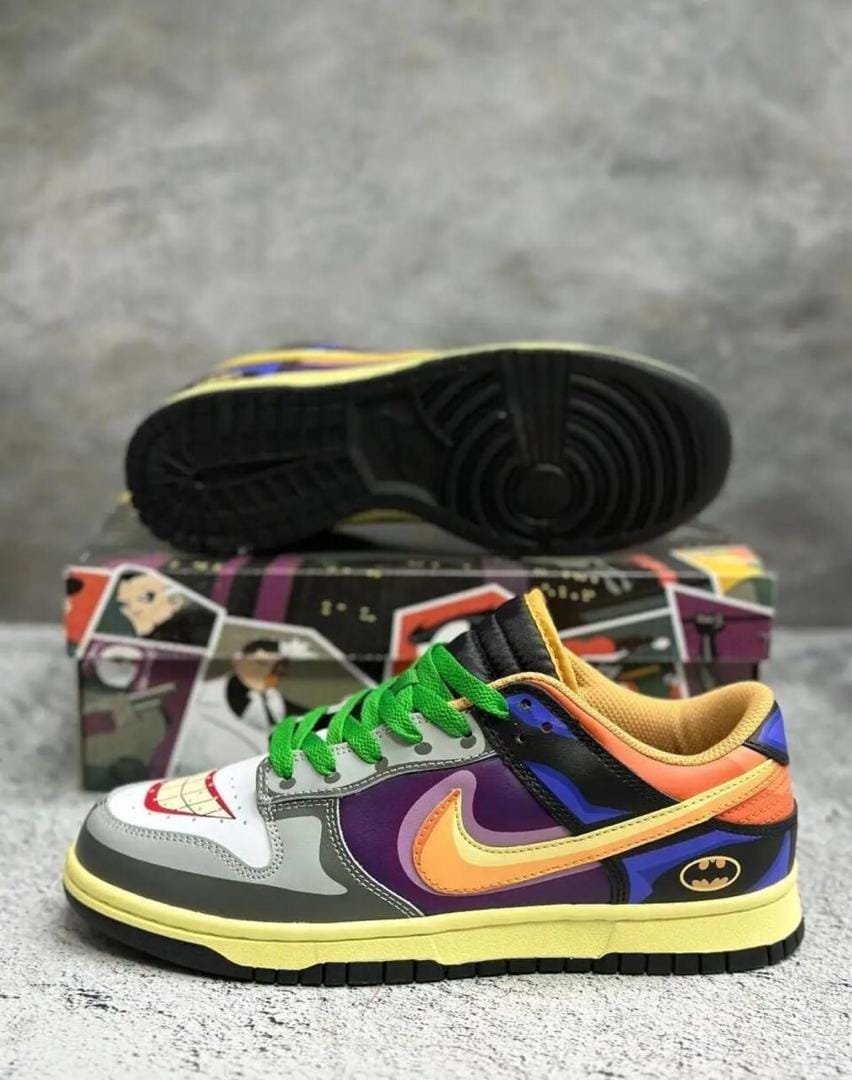 Nike Dunk Lows Batman x Joker