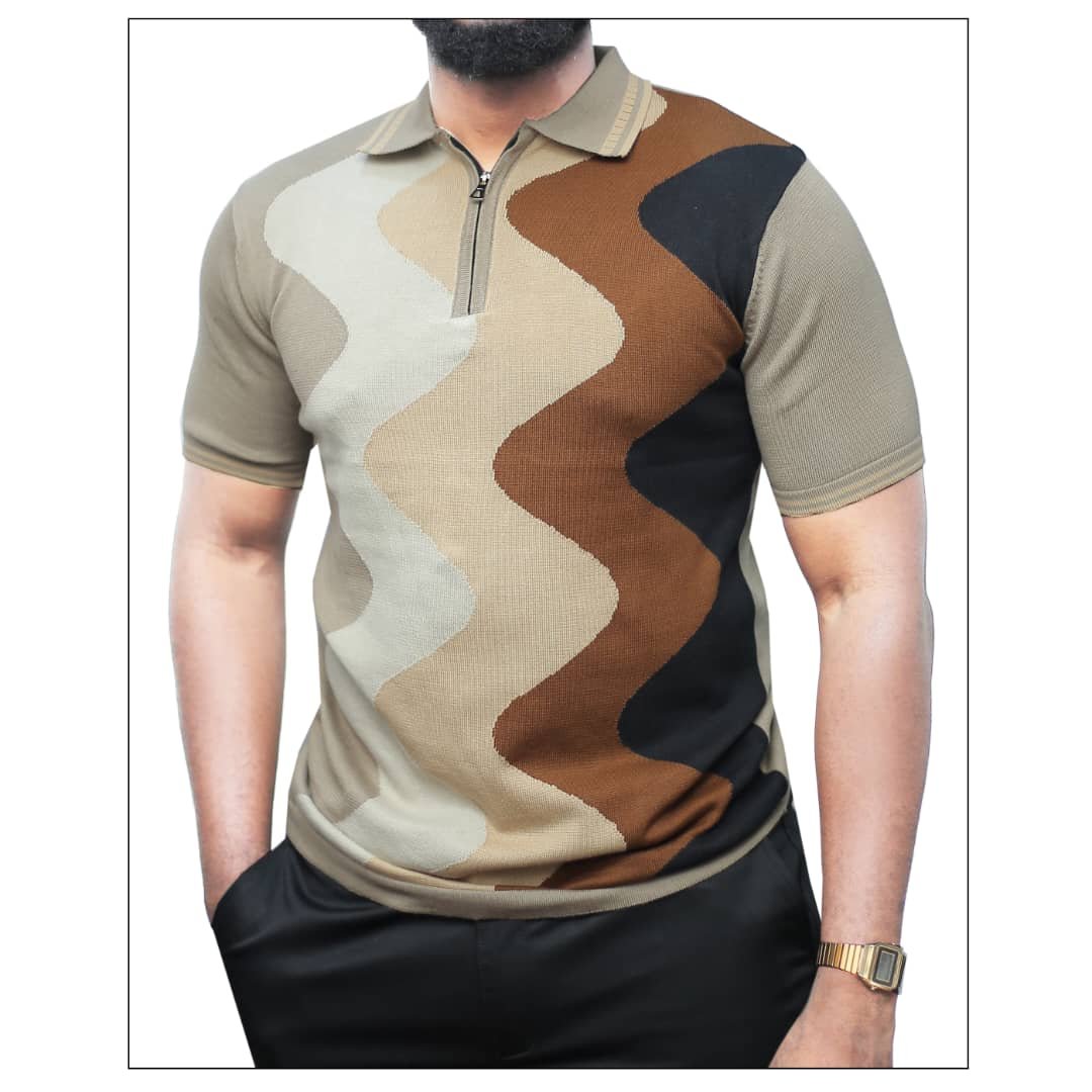 short-sleeved polo shirt