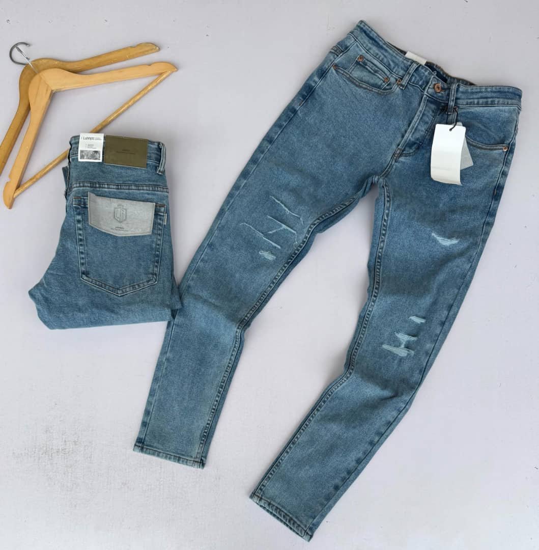 light blue denim jeans