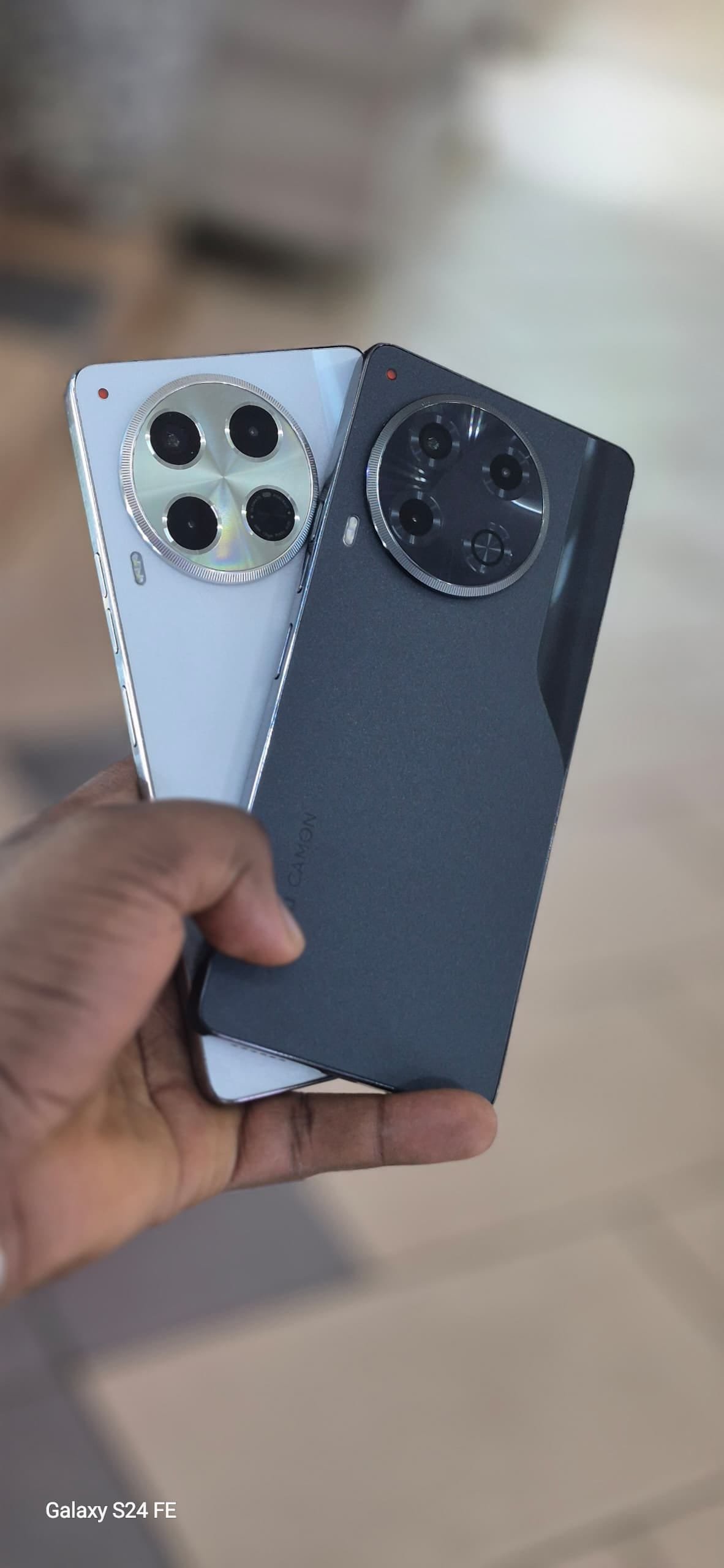 two Tecno Camon 30 series smartphones