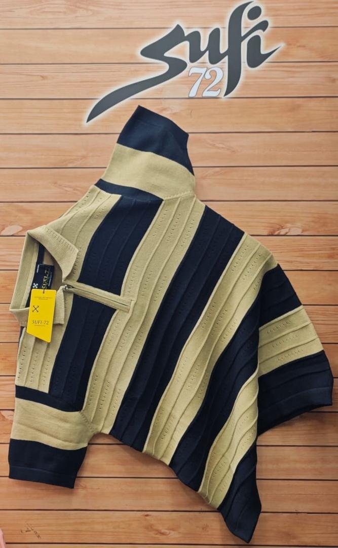 short-sleeved polo-style shirt