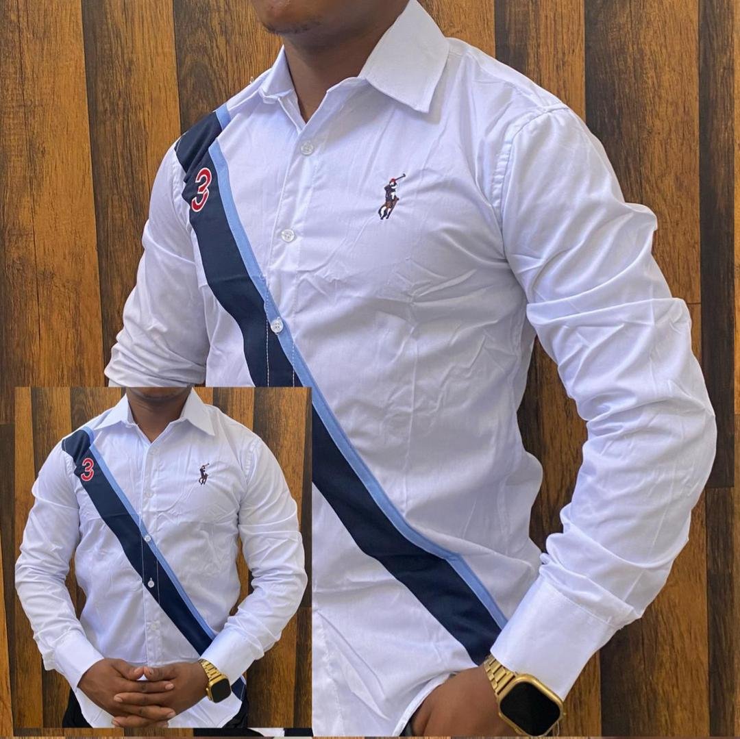 white, long-sleeved dress shirt