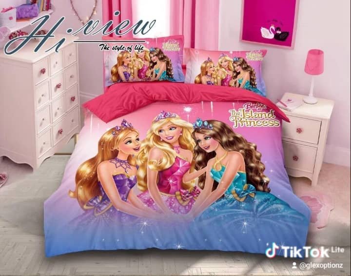 Barbie-themed bedsheet set