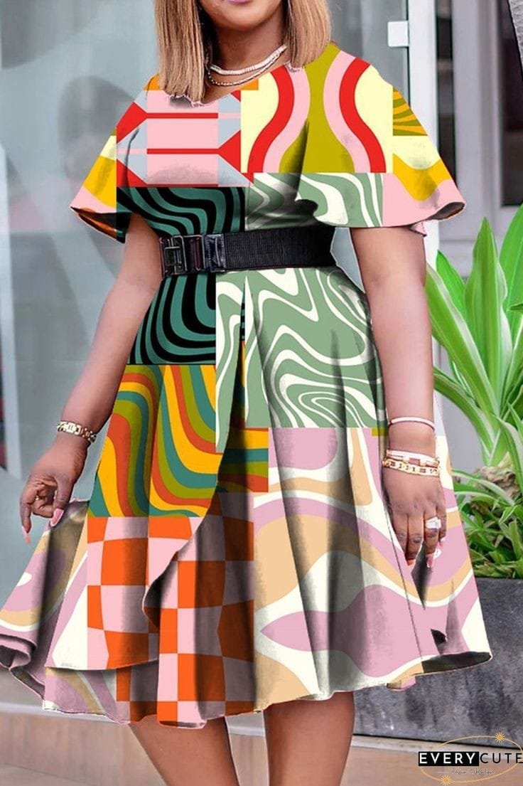 midi-length, plus-size women garment