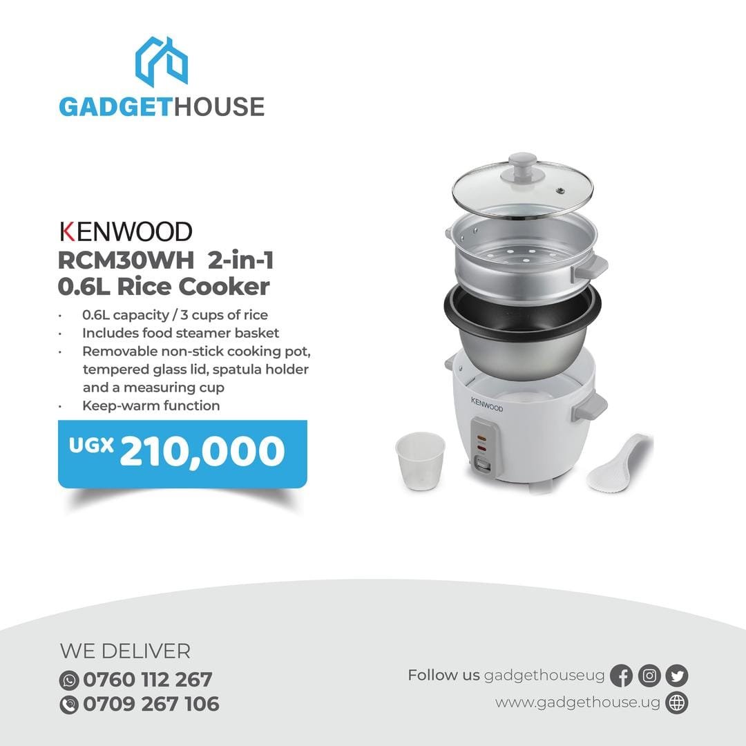 Kenwood RCM30WH 2-in-1 0.6L Rice Cooker