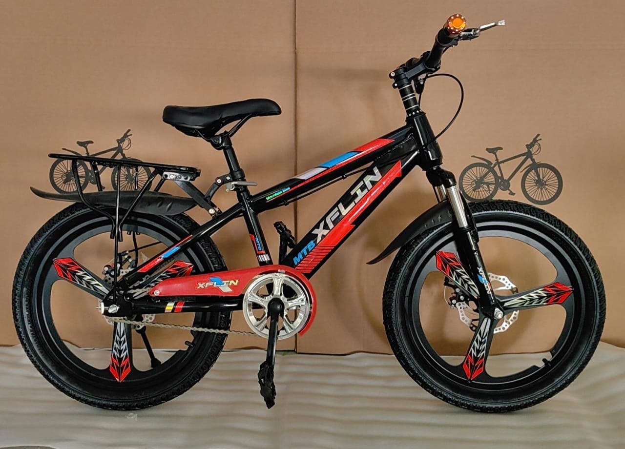 black XFLIN MTB 20-inch mountain bike