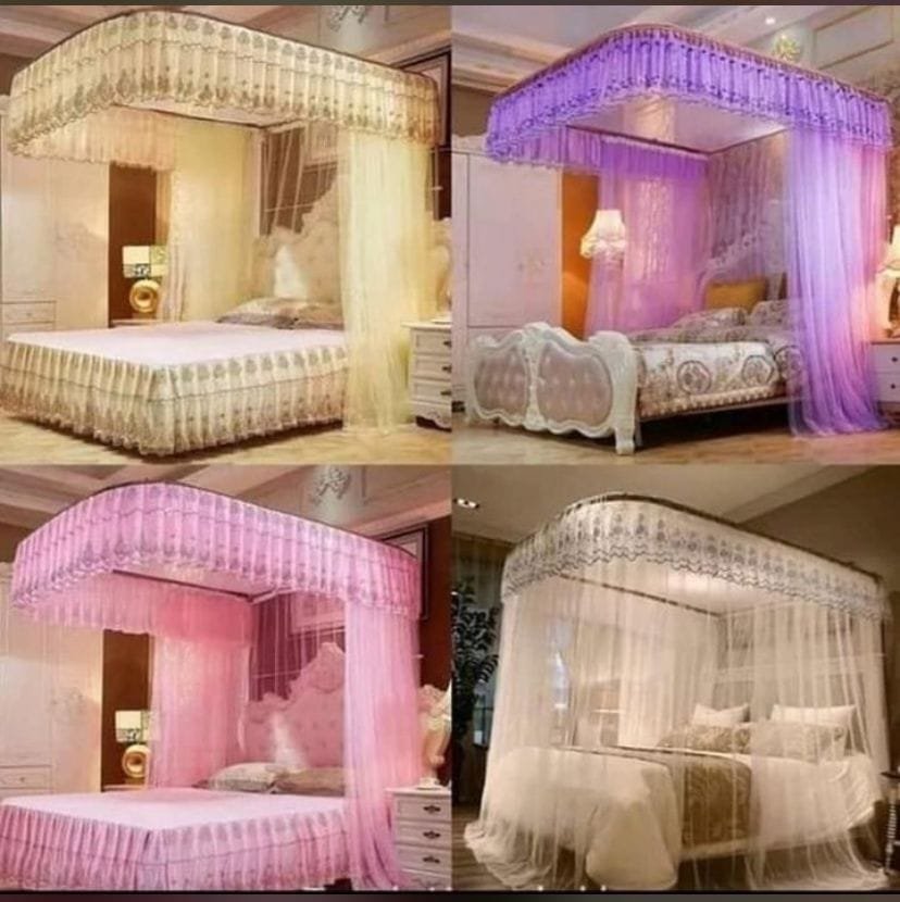 a mosquito net designed for beds,