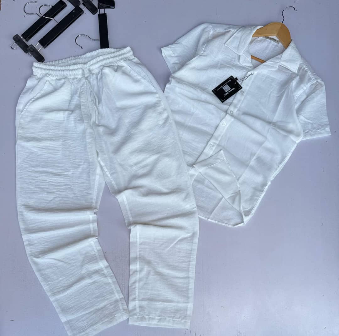 white, loose-fitting outfits