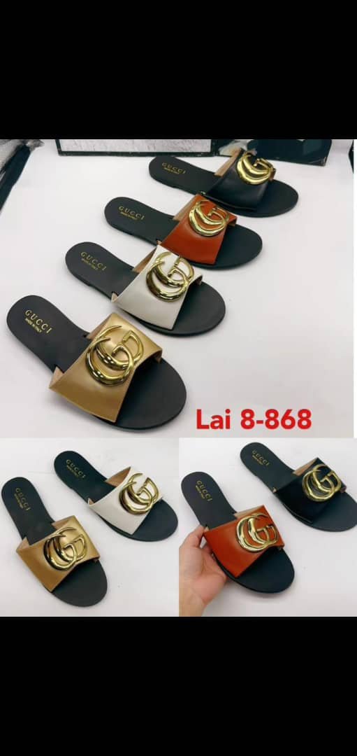 Gucci Women’s Genuine Leather Slippers