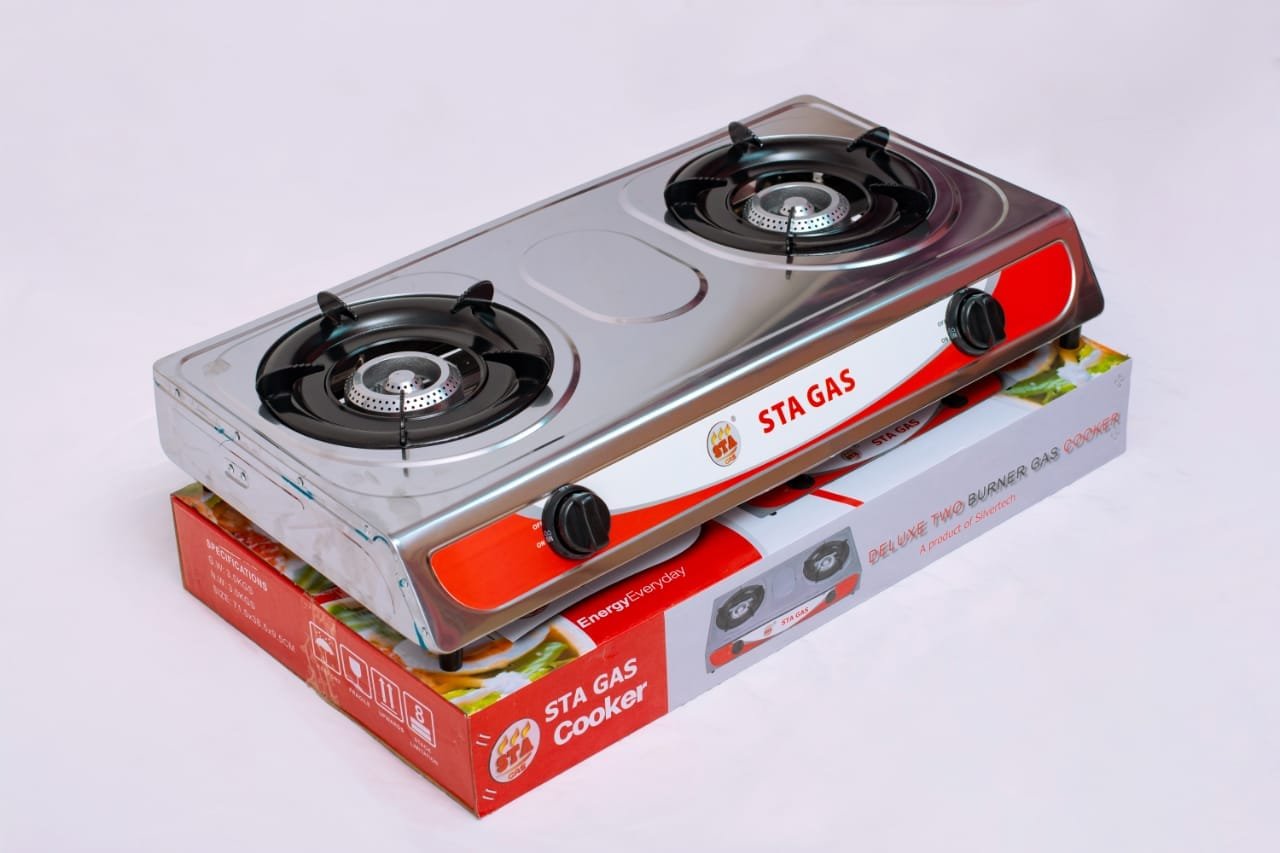 STA GAS Deluxe Two Burner Gas Cooker