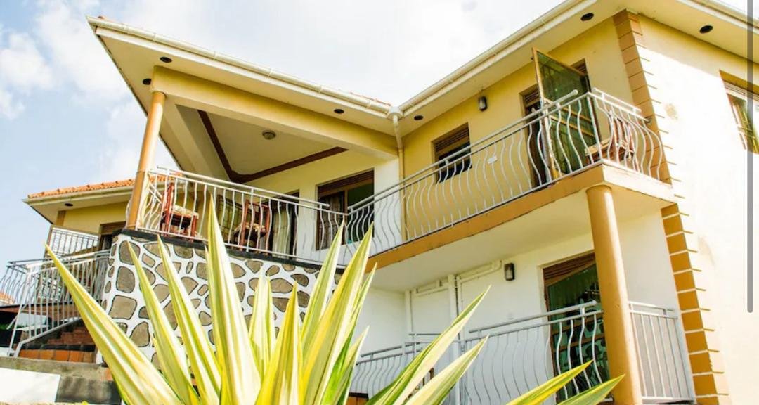 a two-story building