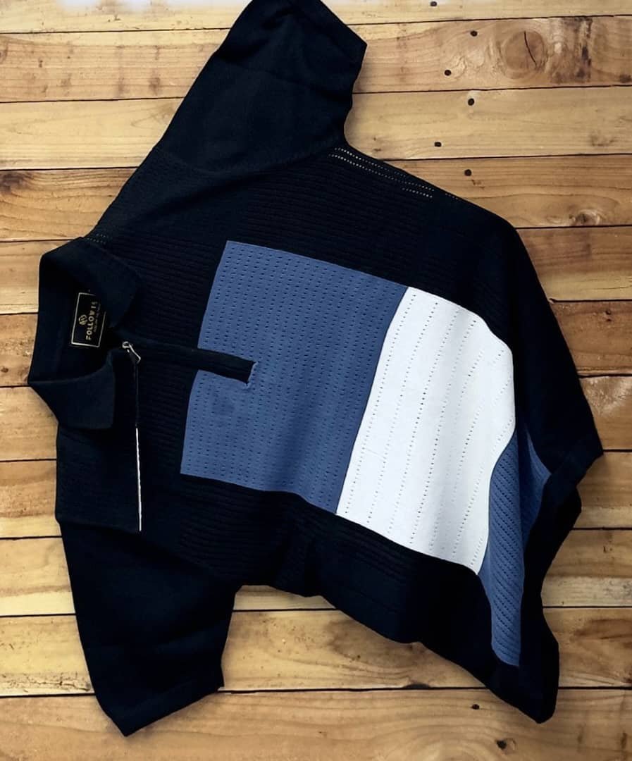 long-sleeved polo shirt