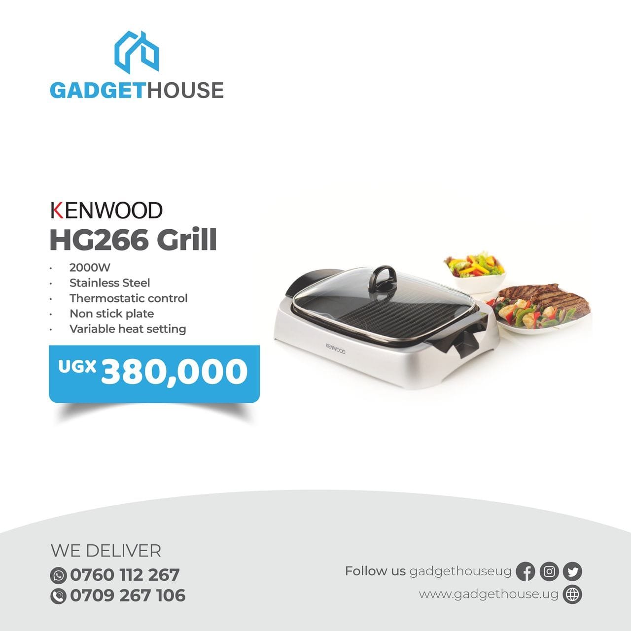Kenwood HG266 Health Grill,