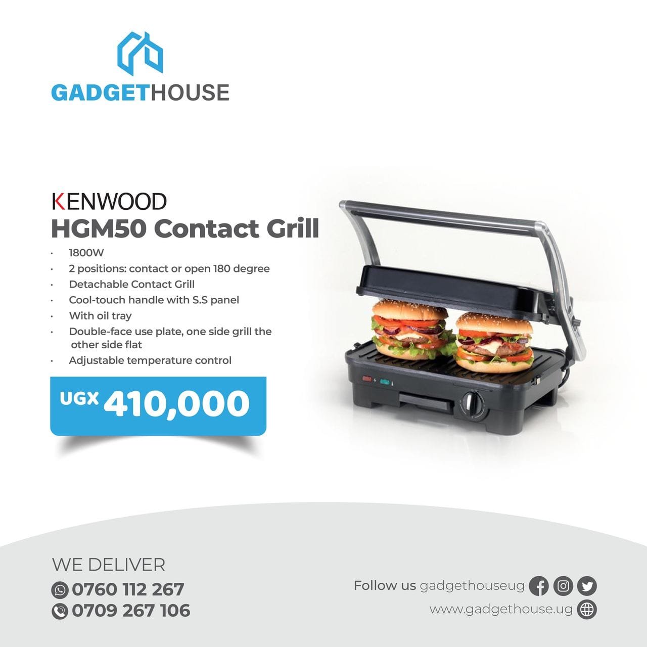 Kenwood HGM50 Contact Grill