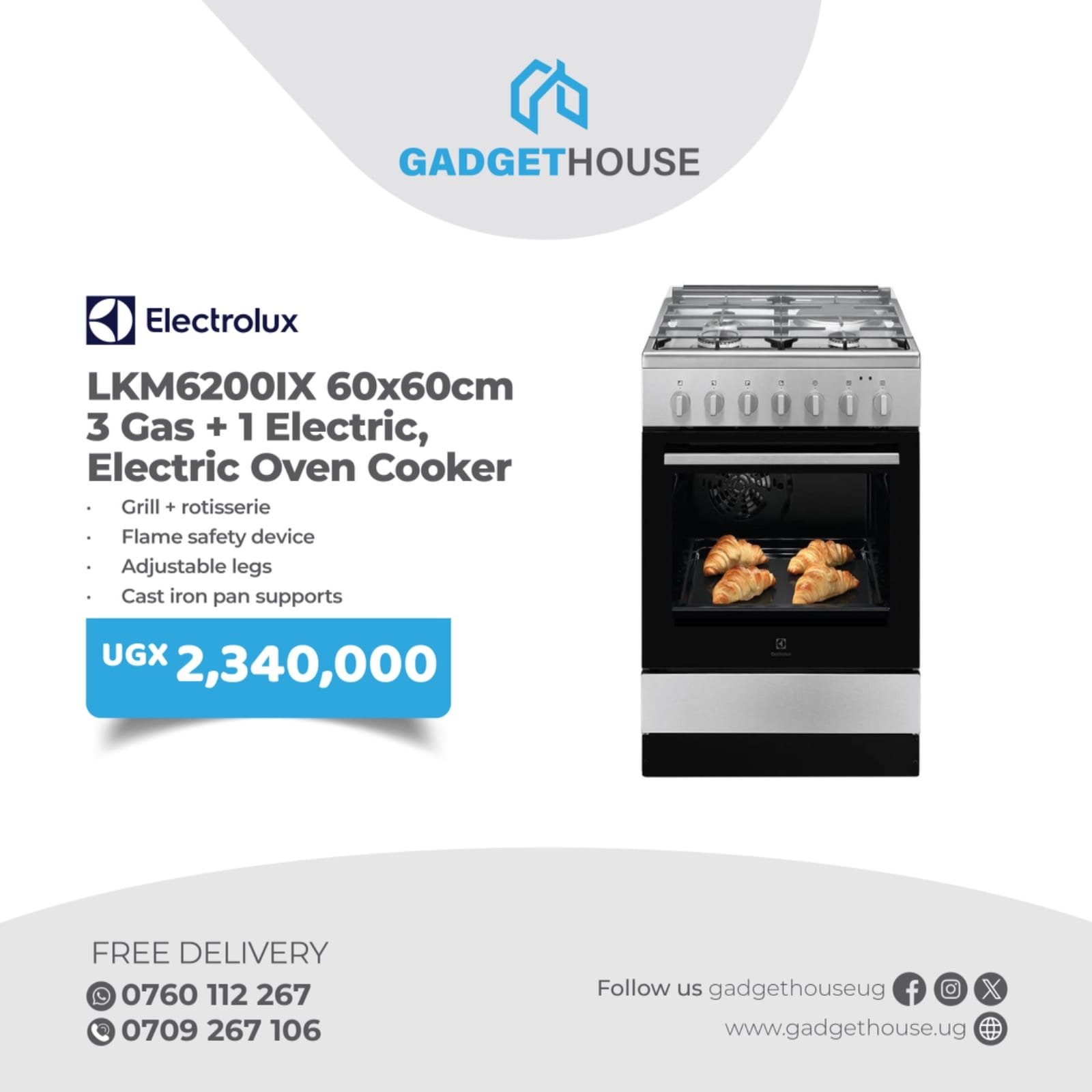 Electrolux LKM6200IX cooker