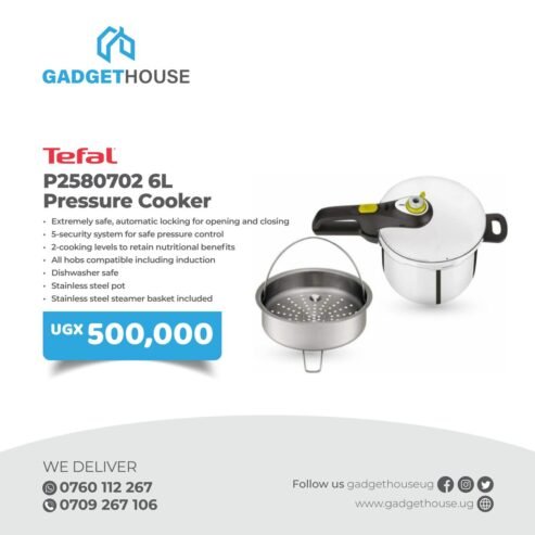 Tefal P2580702 6L Pressure Cooker,