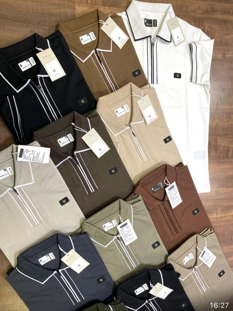 collection of short-sleeved polo shirts