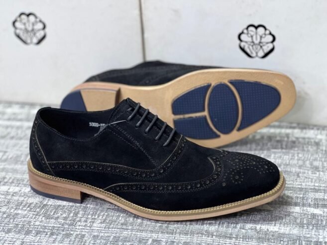 men’s Toods Tasel Suede Black Slip-On Shoes