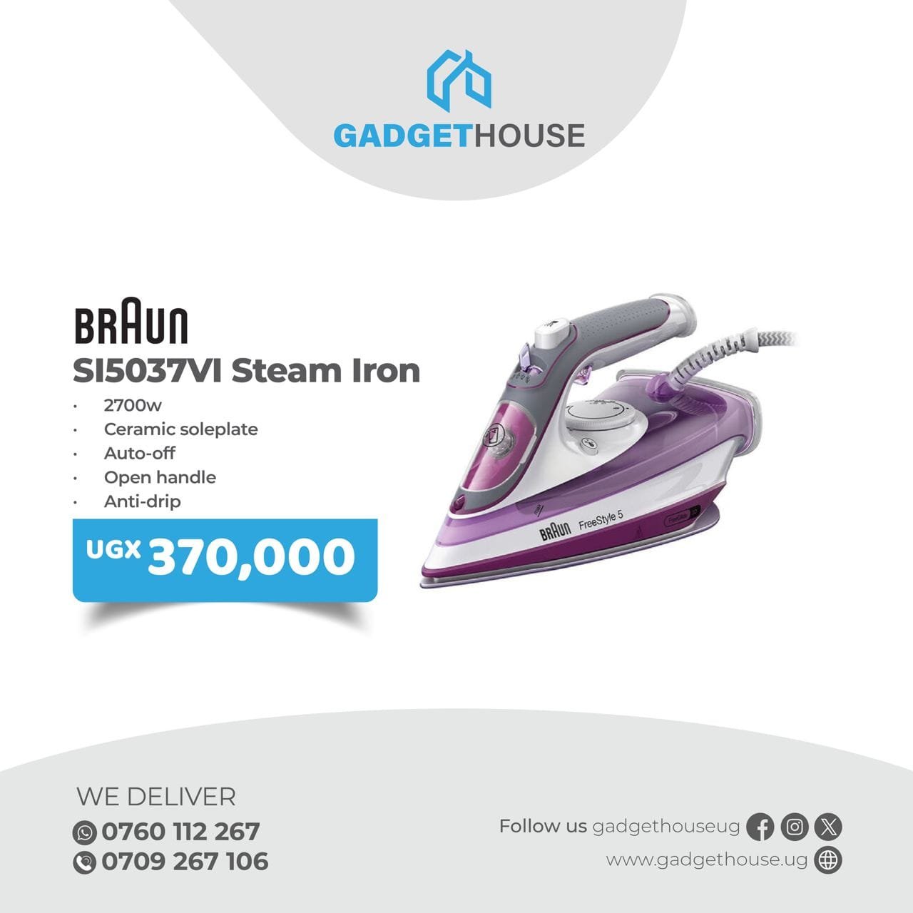 Braun SI5037VI Steam Iron