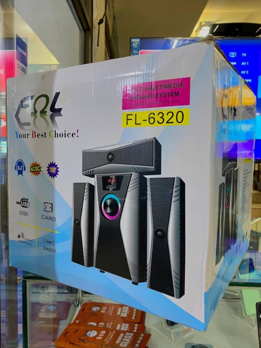 FQL Extra Bass 3.1CH Multimedia Speaker System