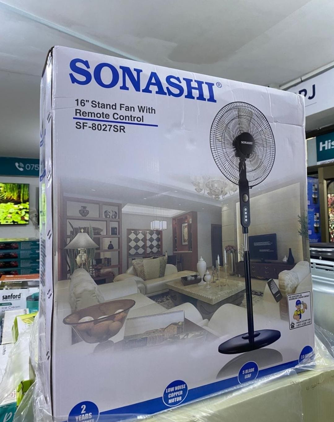 Sonashi 16-inch stand fan