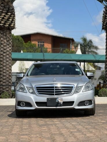 silver Mercedes-Benz E-Class