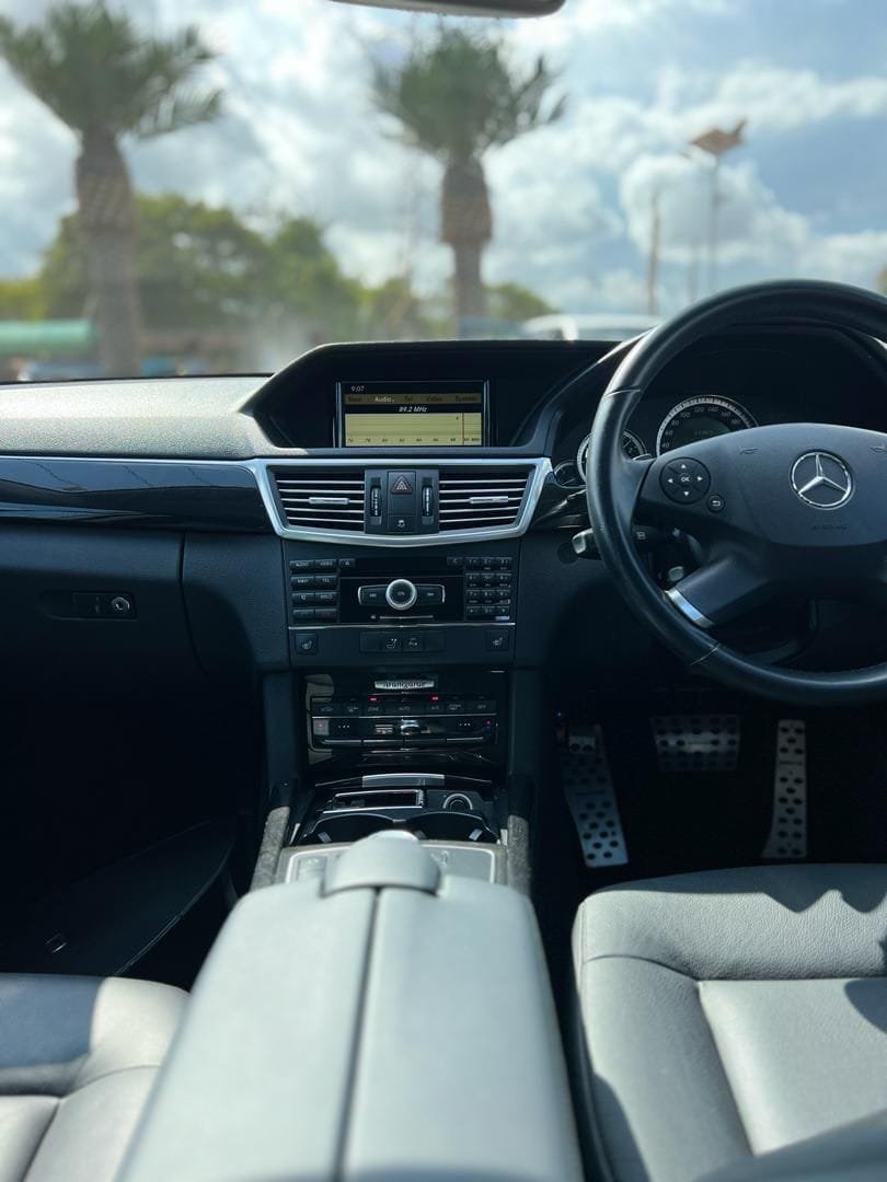 silver Mercedes-Benz E-Class