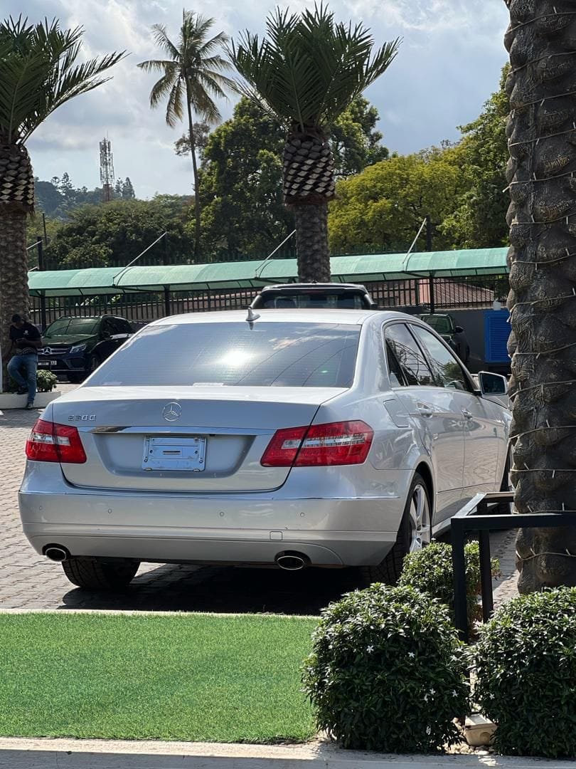 silver Mercedes-Benz E-Class