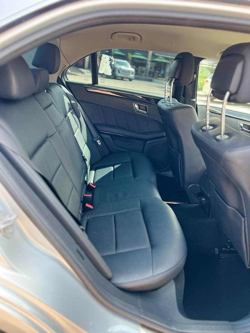 silver Mercedes-Benz E-Class