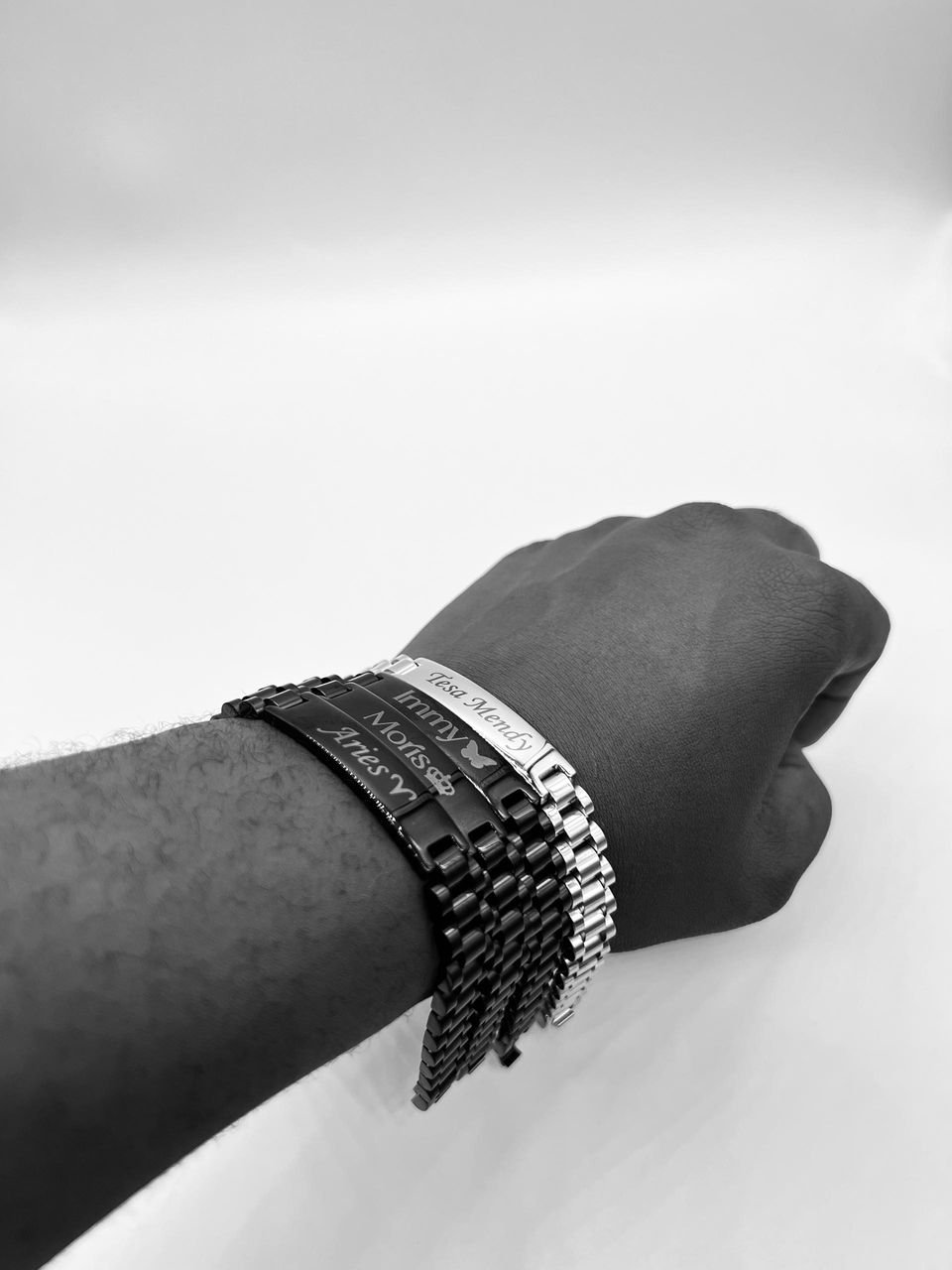 personalized bar bracelets