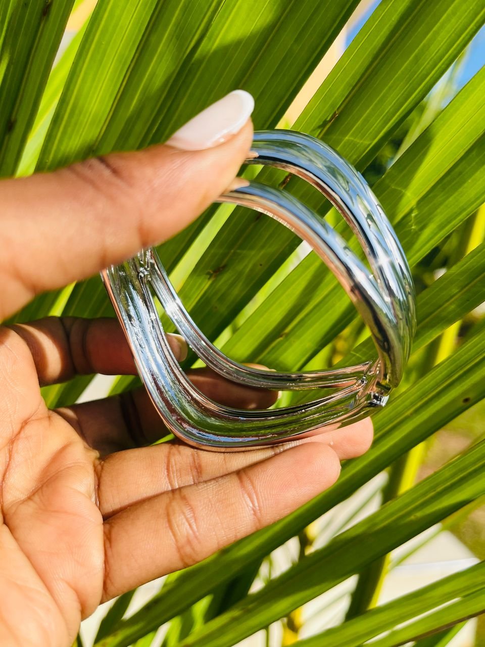 gold-toned cuff bracelet