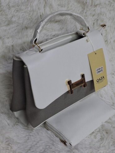 Qaza brand handbag with a matching wallet