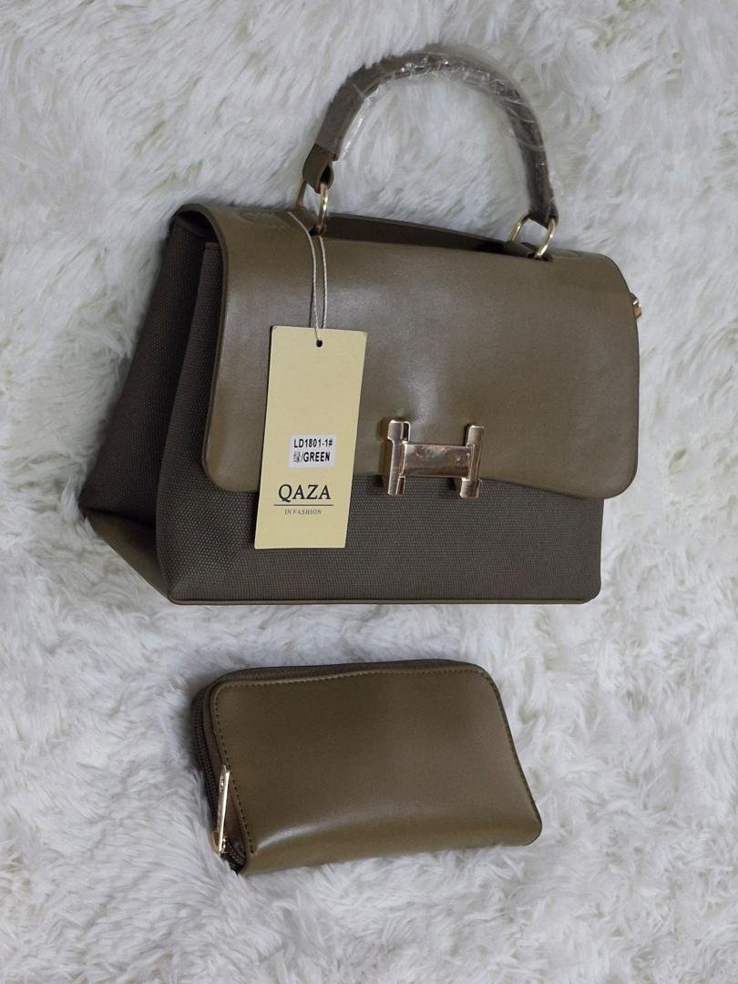handbag and a wallet