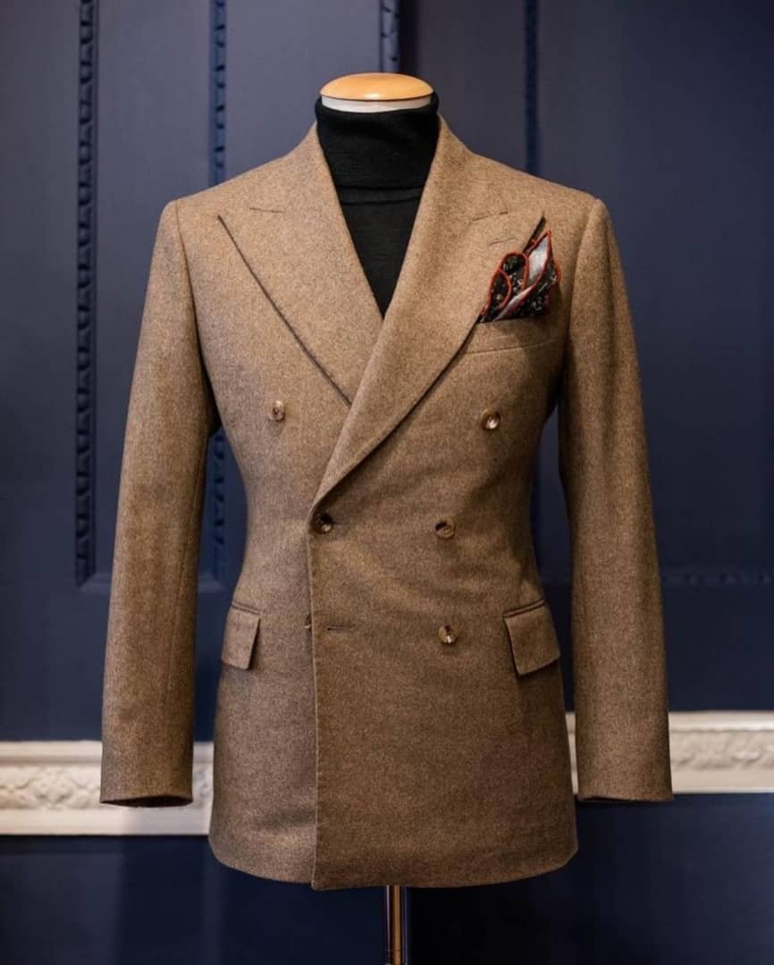 Cad & The Dandy bespoke double-breasted jacket