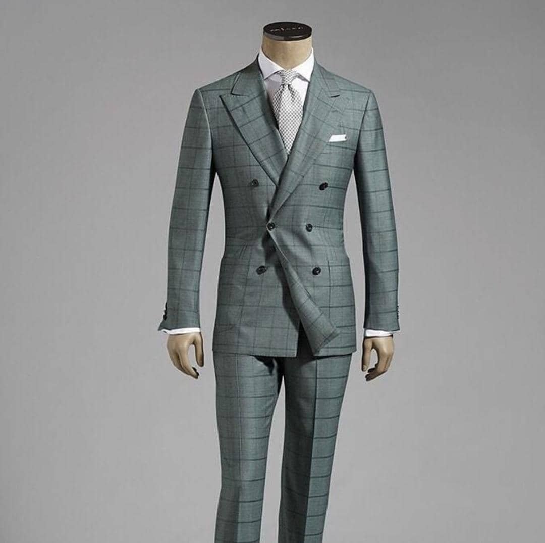 Kiton double-breasted suit