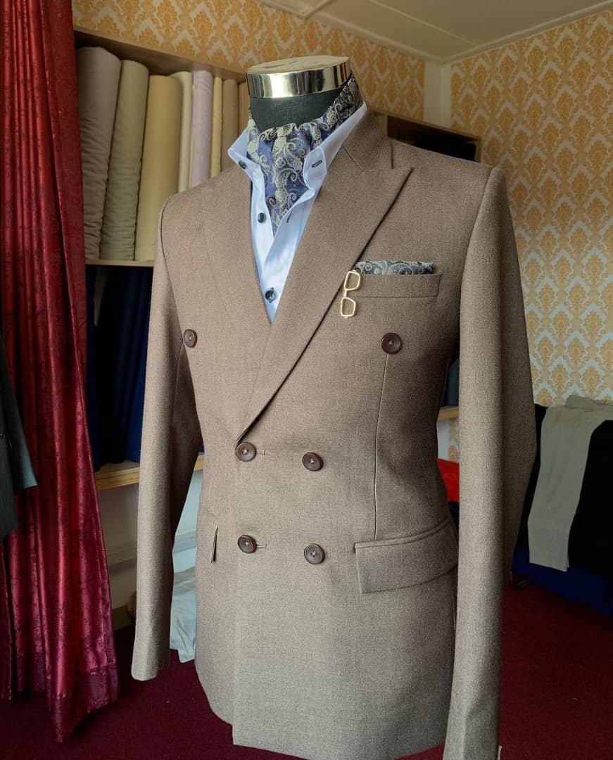 double-breasted suit