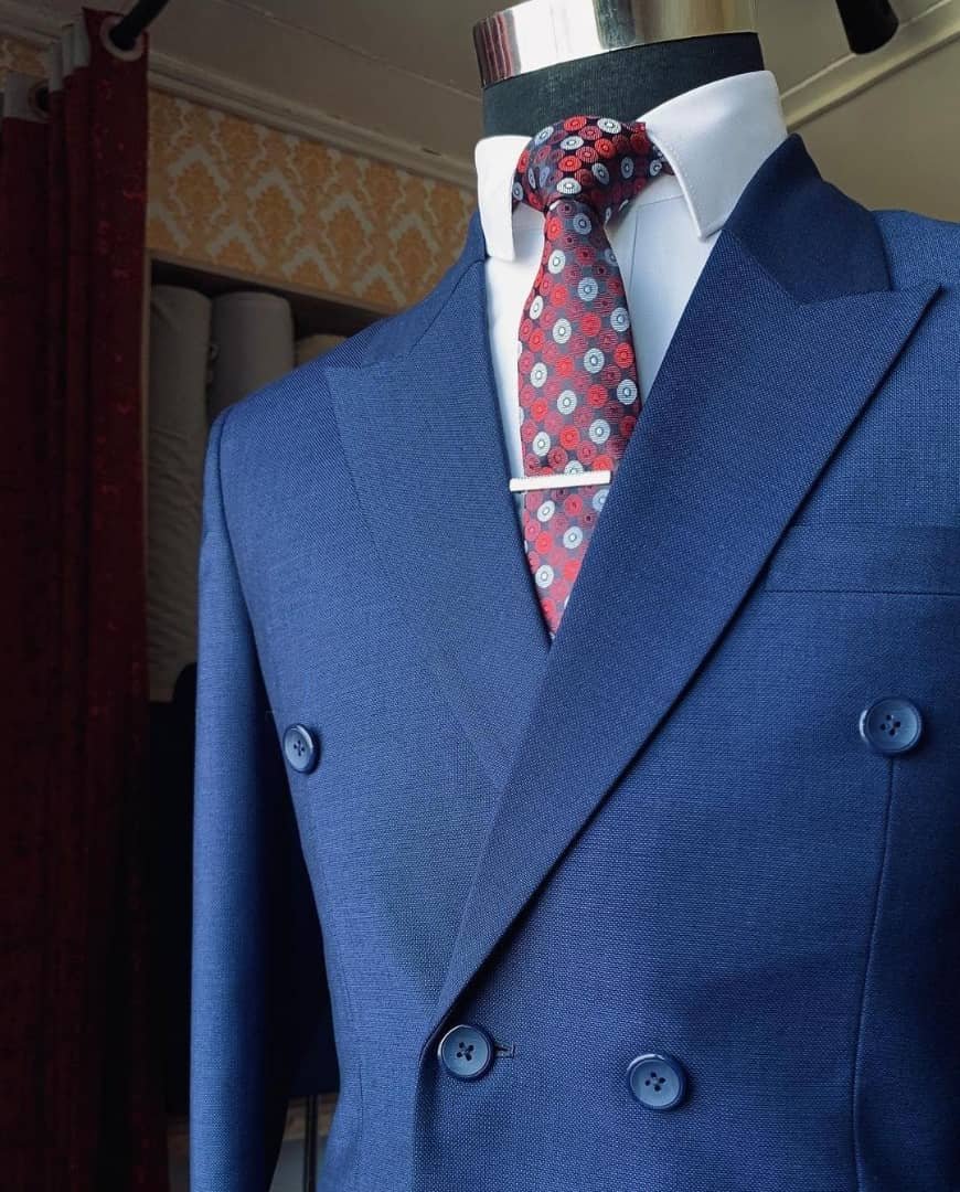 double-breasted suit