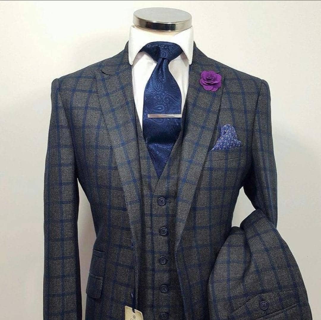 men’s three-piece suit