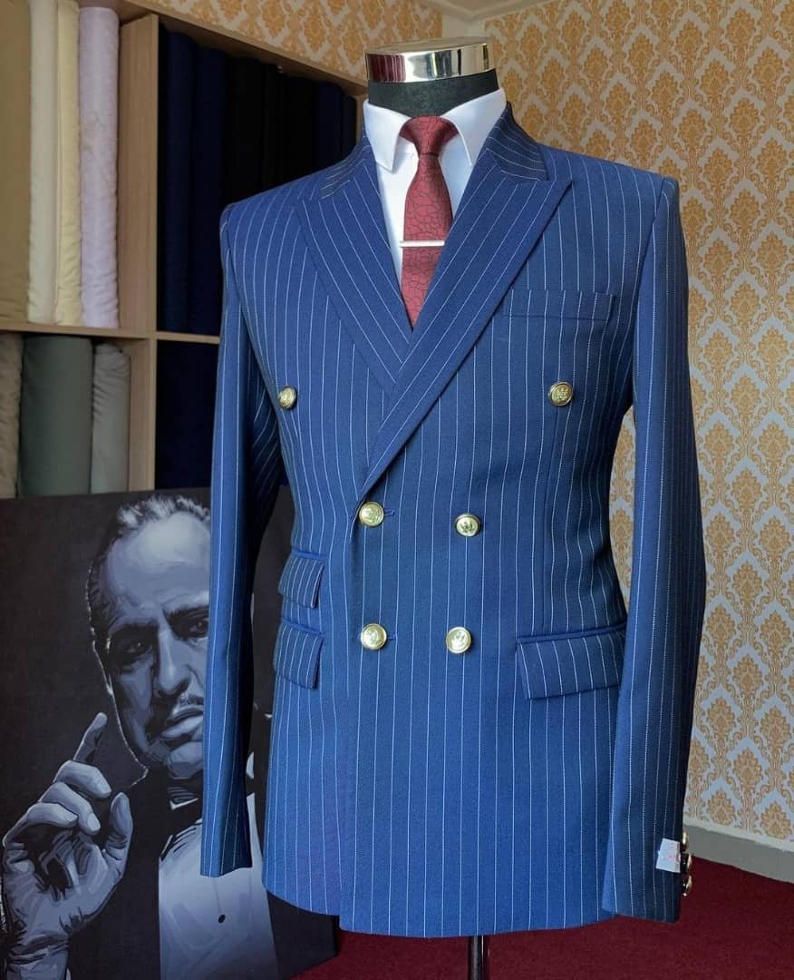 double-breasted suit