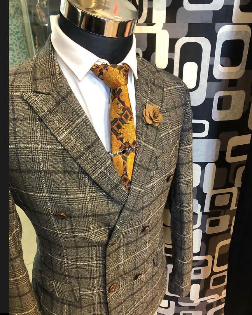 double-breasted suit