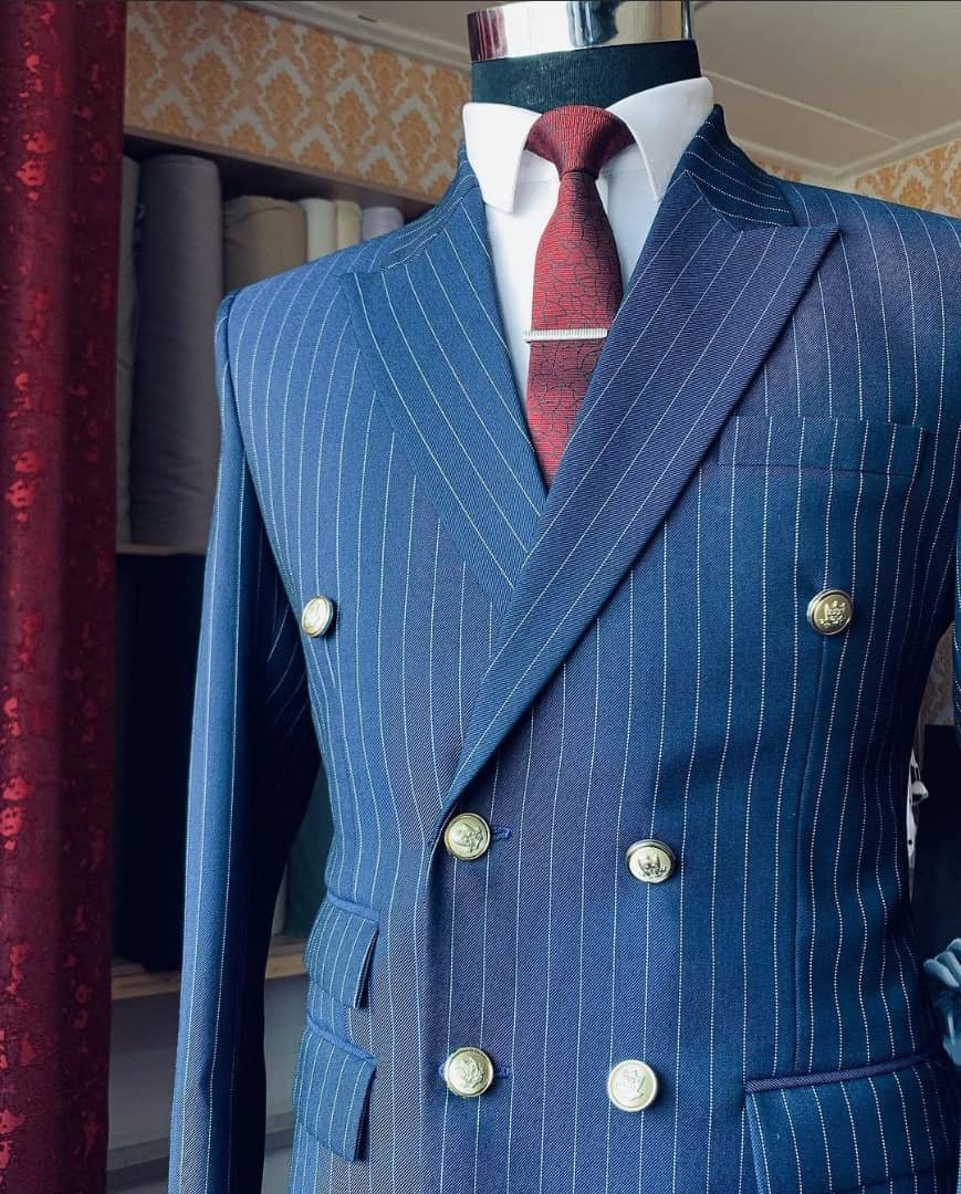 double-breasted suit