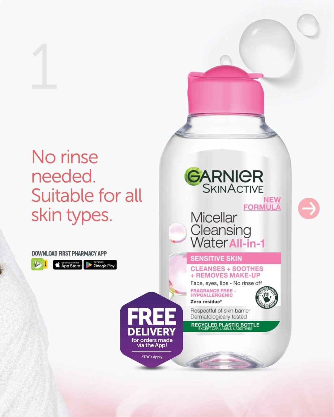 GARNIER CLEANSING WATER