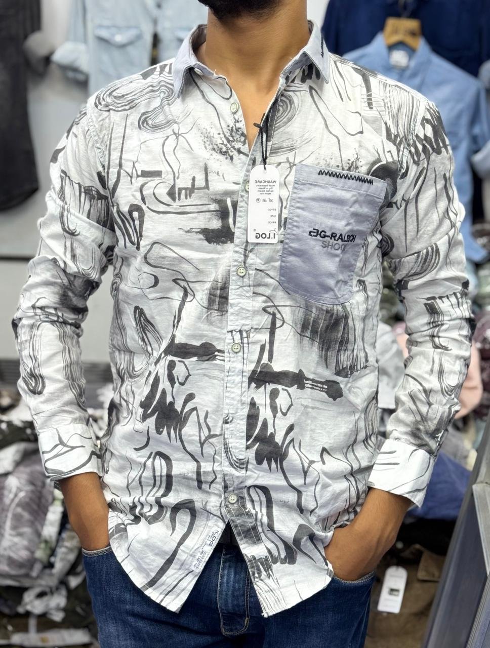 men’s casual shirt