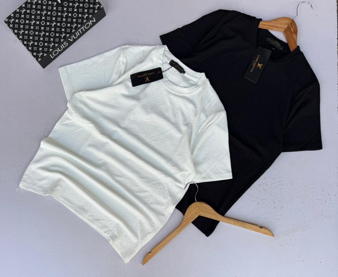 two Louis Vuitton T-shirts,