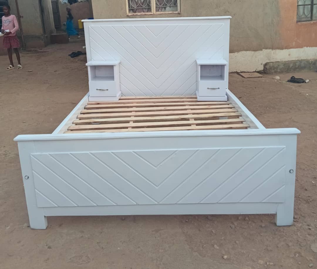 NEW WHITE BED