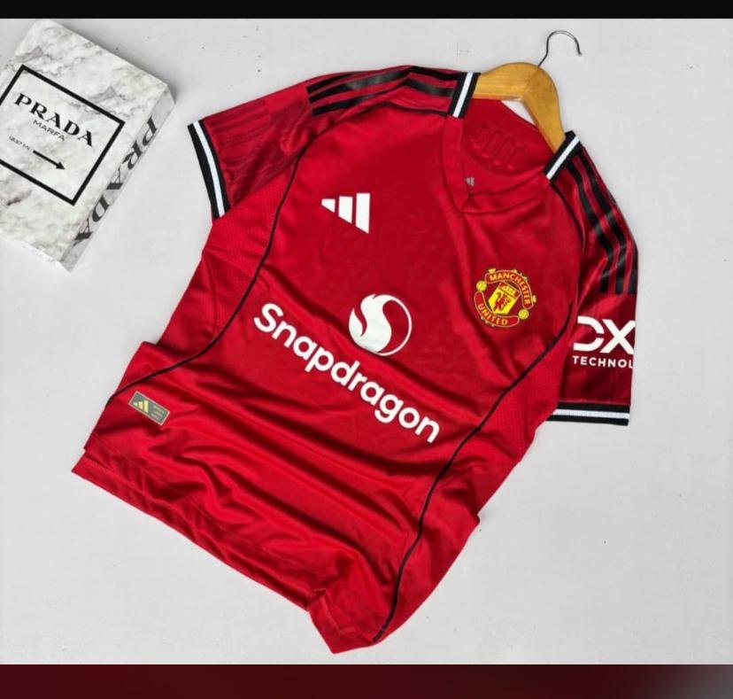 Manchester United 25/26 Home Jersey.