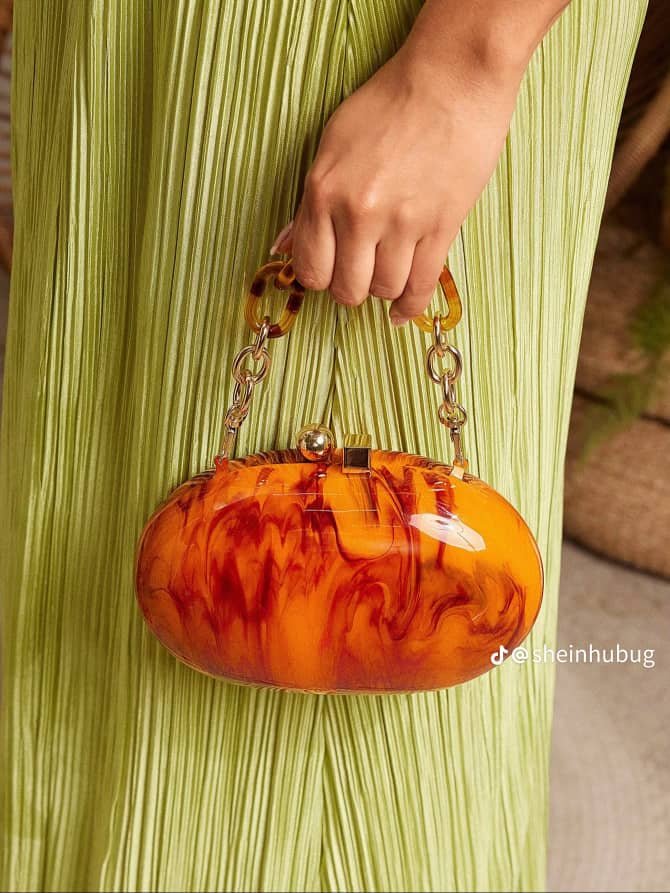 SHEIN SXY Women’s Elliptical Clutch Bag