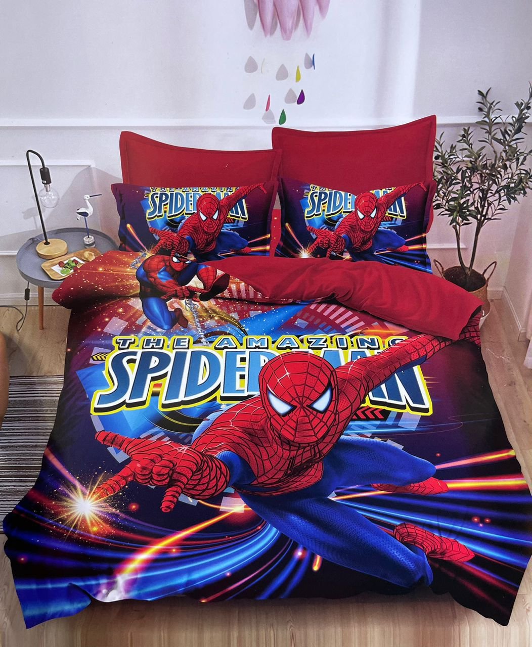 Spider-Man themed duvet cover set