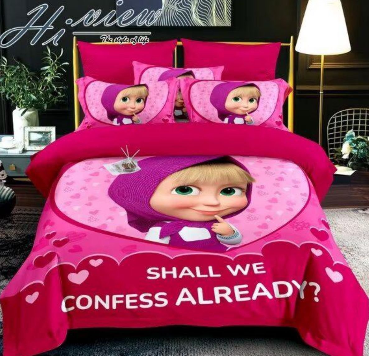 Masha and the Bear duvet set