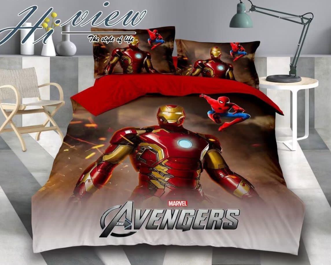 Marvel Avengers themed bedding set